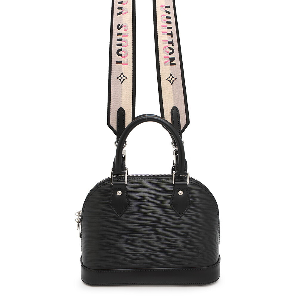 Louis Vuitton Alma Epi Handbag Black